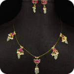 Jadau Invisible set with Earrings 110