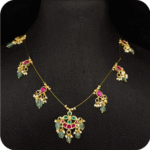 Jadau Invisible set without Earrings 110