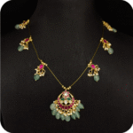 Jadau Invisible set without Earrings 135