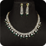 Moissanite Necklace Set 295 - Image 2