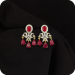 Cz Hanging Earrings 95 - Image 2