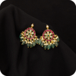 Jadau Tops Earrings 175 - Image 2