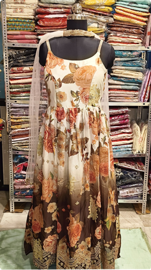 Untitled design - 2026-02-17T172651.330 soft silk frock - Image 1